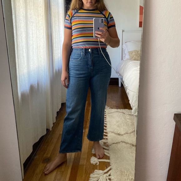 Madewell Emmett Slim Wide Leg Jean 